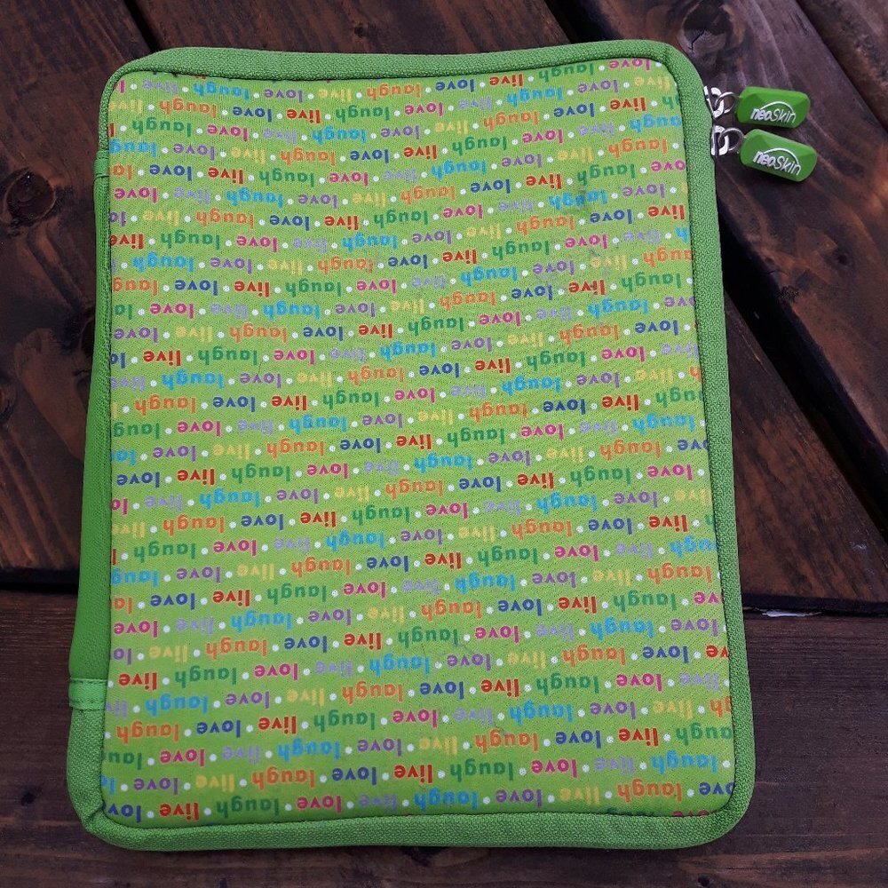 NeoSkin iPad neoprene jacket with built-in screen